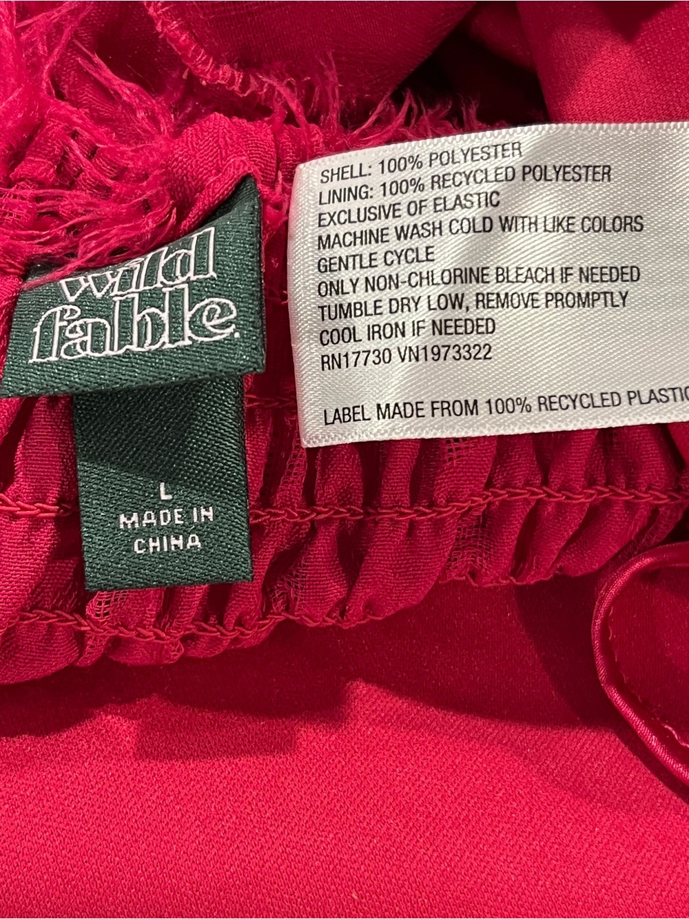 Wild Fable Hot Pink Spaghetti Strap mini Dress size large - Picture 8 of 11
